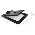 thumbnail image 2 of Base de Support pour Haut-Parleur de Table avec Absorption des Chocs et Qualité Sonore Améliorée Blanc, 2 of 5