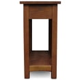 thumbnail image 4 of Leick Furniture Mission Wood End Table in Medium Oak Brown, 4 of 7