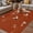 Red, variant on Japanese Style Outdoor Rug for Patio/Deck/Porch, Non-Slip Large Area Rug 5 x 8 Ft, Vintage Cranes Ocean Wave Black Grey Indoor Outdoor Rugs Washable Area Rugs, Reversible Camping Rug Carpet Runner