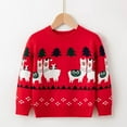 thumbnail image 4 of Christmas Sweaters for Women Winter g_irls Reindeer Knit Sweater Soft Cozy Pullover Top For Toddler And k`ids Festive Holiday Casual Wear Christmas Sweaters, 4 of 7