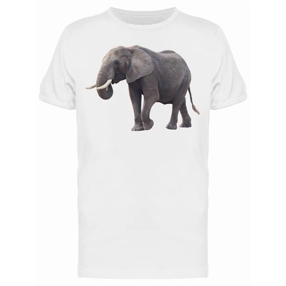 Walking Towards Camera Elephant Tee Men's -Image by Shutterstock