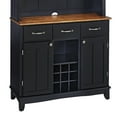 thumbnail image 6 of Homestyles Buffet Of Buffets Black Buffet with Hutch, 6 of 8