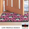 thumbnail image 3 of Cute Bulldogs Door Rugs,Washable Non Slip Door Mats Indoor,Decorative Door Mats,Entry Mat Indoor for Entrance,Bedroom,Kitchen,Bathroom,30"x17", 3 of 6