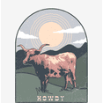 thumbnail image 2 of Western Cow Howdy Adult Short Sleeve Tee-Large-White, 2 of 3