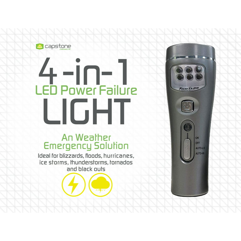 Emergency light, Emergency Power lights, Power failure light, Power outage  light, Rechargeable flashlight