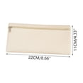 thumbnail image 4 of Sentmoon Pencil Puch Pencil Cases Simples Solid Color Large Capacity Portable Pencil Bag Lightweight Stationery Pouch for and Office, 4 of 6