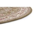 thumbnail image 5 of Traditional Area Rug (7'10'' Round) Oriental Green, Gold Indoor Round Easy to Clean, 5 of 6