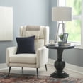 thumbnail image 2 of Powell Elissa Round Pedestal Indoor Accent Side Table, 26" Tall, Black, 2 of 11