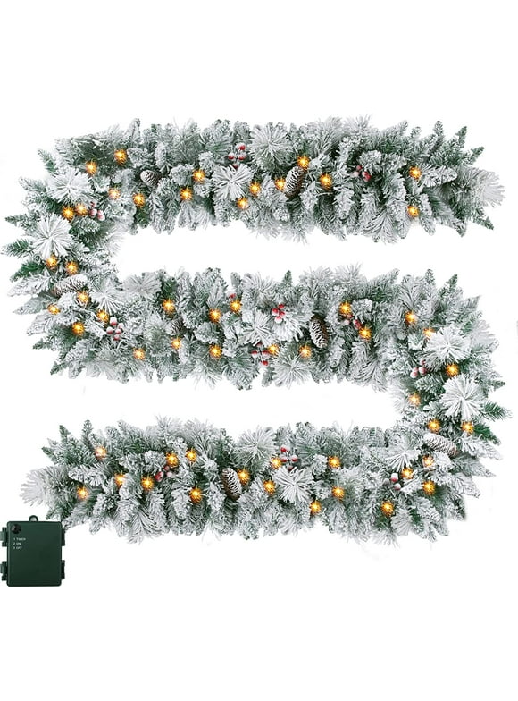 Prelit Christmas Garlands in Christmas Garlands
