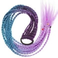 thumbnail image 1 of Extension Queue de Cheval Violet Clair 1Pcs 23.6x2.8x0.3In Soie Haute Température, 1 of 5