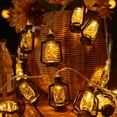 thumbnail image 5 of Clearance Under $5!Yyuenw LED Black Lantern String Lights Mini Kerosene Lamp for Indoor Outdoor Patio Garden Holiday Home Ramadan Wedding Party Christmas Tree New Year Decorations, 5 of 5