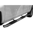 thumbnail image 2 of Value Nerf Bar - Truck Wheel to Wheel GM518S With Bed Step; With Step Pads; 5 Inch Oval Bent; Polished; Stainless Steel; With Welded End Caps; Rocker Panel Mount, 2 of 4