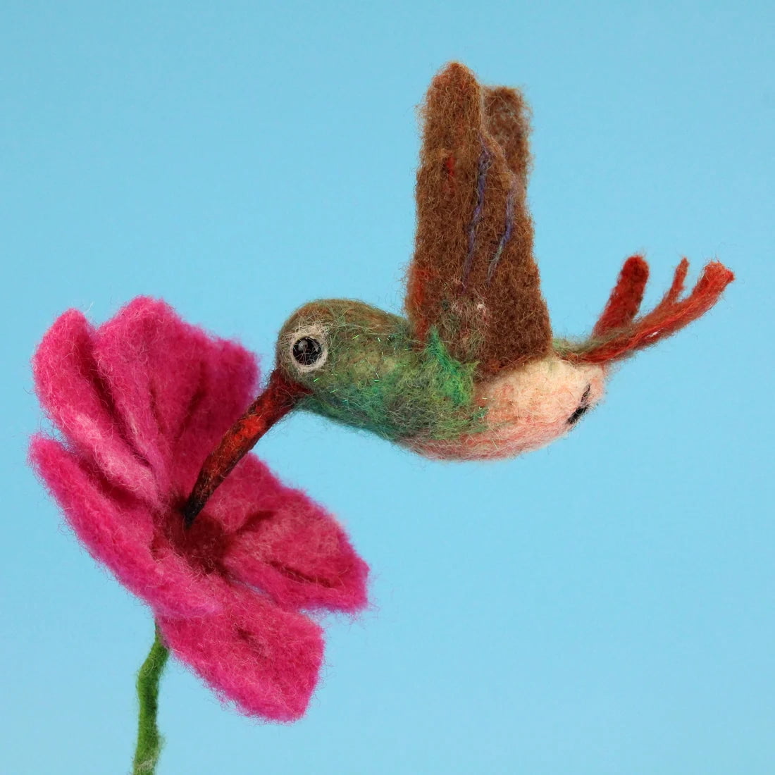 Felting Kit - Hummingbird Needle Felting Kit