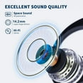 thumbnail image 5 of Open Ear Bluetooth 5.4 Earbuds, 2025 Wireless Headphones Sport Over Earphones Built-in Mic with Ear Hooks 50H Playtime Ear Buds LED Display Charging Case, Waterproof Design for Running Fitness, Black, 5 of 7
