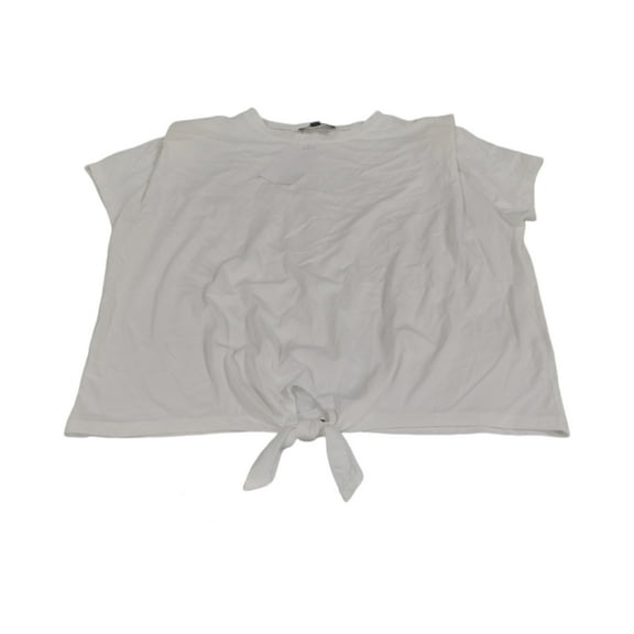 allbrand365 Womens Tie-Knot Solid Top