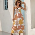 thumbnail image 7 of Flower Power Sleeveless Dress Women's summer suit Women's dress chic and elegant woman dress birthday dresses for women, 7 of 7