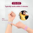 thumbnail image 2 of XIRQI 2 Pairs Anti-Nausea Acupressure Wrist Band for Nausea Relief,Dizziness and Vomiting from Travel Sickness (Black), 2 of 4