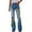 Purple, variant on TSADFHJI Skirts for Girls 10-12 Womens Pants Printed Pattern Loose Flared Hem Jeans Stretch Flared Bottoms L Purple