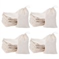 thumbnail image 2 of 600 Pack Cotton Muslin Bags Sachet Bag Multipurpose Drawstring Bags (4 x 6 Inches), 2 of 5