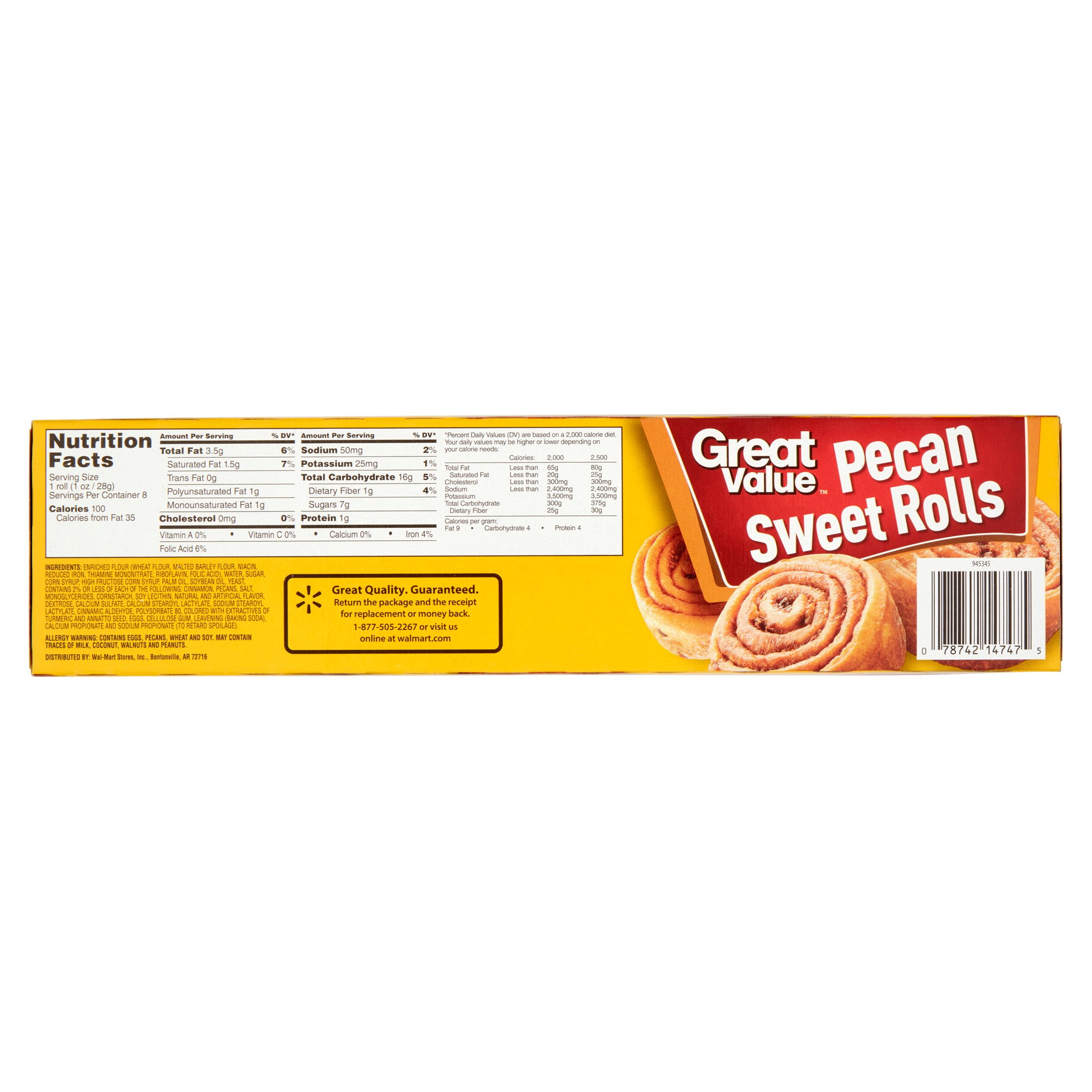 Roll, Pecan, 2.75 oz (Box of 10)