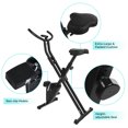 thumbnail image 6 of Folding Exercise Bike X-bike, Quite Indoor Cycling Bike Stationary, Magnetic Upright Bike with Heart Rate and LCD Monitor, Easy Maneuverable and Assemble, 6 of 8
