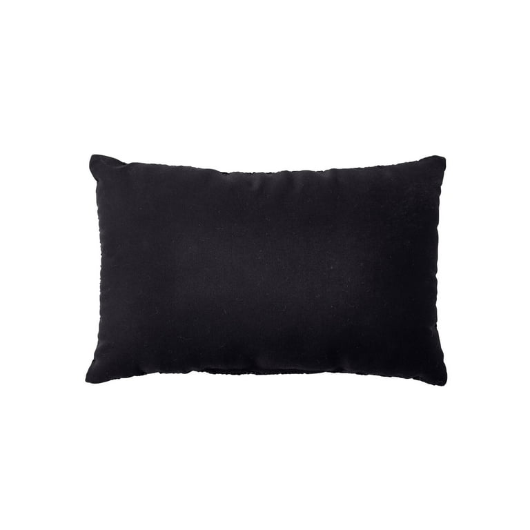 Windham Black Square Embellished Decorative Throw Pillow 18 x 18 By –  Latest Bedding