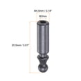 thumbnail image 2 of Umbrella Tail Beads PP 2mm Dia for Folding Umbrella Cover, Gray-Black, 10 Pieces, 2 of 4