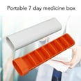 thumbnail image 3 of Daily Pills Organizer, 7 Compartments Portable Pills Case Travel Pills Organizer, 7 Day Medicines Organizer Pills Box Daily Medication Organizer Storage Pills Container, 3 of 7