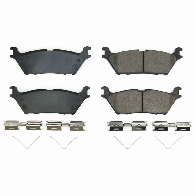 Power Stop Brake Pad 17-2383 Z17 Evolution; FMSI Number D2383; Ceramic Brake Pads; Set Of 4; With Premium Stainless Steel Hardware