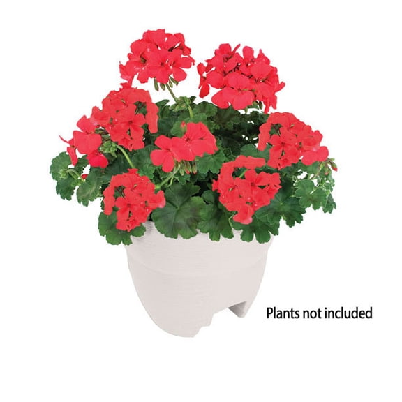 Bloomers Post Planter – Both Permanent and Temporary Installation Options – Garden in Tight Spaces – White