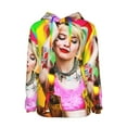 thumbnail image 7 of Harley Quinn Film Sweatshirt For Womens Fashion Hoodies Pullover Athletic Daily Hoody Hooded Clothing Gift Small, 7 of 7
