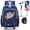 Color2, variant on Anime One_Pieces Classic Backpack Student Canvas School Bookbag Waterproof Travel Laptop Knapsack with USB Charging Port