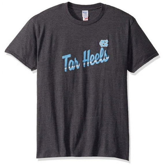 Brand New Athletics Men's UNC Small Logo Graphics Design Short-Sleeve Lightweight T-Shirt, Officially Licensed, 100% Cotton(Youth Small), Official Tar/Heels Logo/Carolina Blue Color