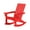 Red, variant on WestinTrends Ashore Patio Rocking Chair, All Weather Poly Lumber Plank Adirondack Rocker Chair, Modern Farmhouse Outdoor Rocking Chairs for Porch Garden Backyard and Indoor, Red