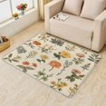 thumbnail image 2 of Floral Rugs for Bedroom - 6x8 Rug - Wildflower Rug - Flower Botanical Area Rug - Spring Beige Rugs - Girls Carpet, 2 of 7