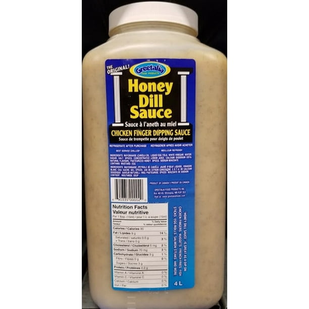 The Original Greetalia Honey Dill Chicken Finger Dipping Sauce (4L/1.1