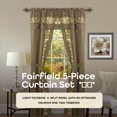 thumbnail image 2 of Achim Importing Co. FF5P84TP12 Fairfield 5 Piece Set - 55x84 - Taupe, 2 of 7