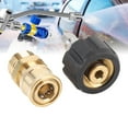 thumbnail image 4 of Adaptateur pour Laveuse à Pression, Raccords à Raccord Rapide, Laiton, 3/8 Po, vers M22 Mâle Femelle, Ensemble d'Adaptateurs pour Laveuse à Pression, 4 of 7
