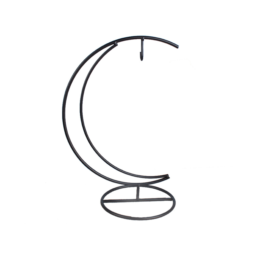 Tinksky Iron Hanging Stand Rack Table Lantern Candle Glass Globe