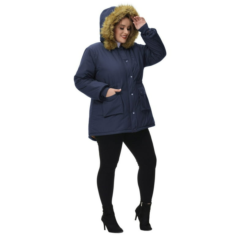 Women's plus deals size parkas