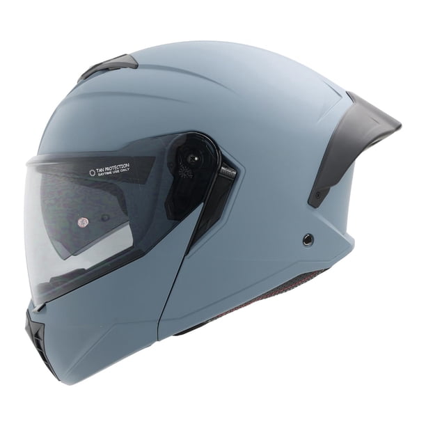 Casco Roda Booster Sp Azul Mate Mica Humo Abatible Svs azul L