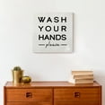 thumbnail image 4 of Creative Products Wash Your Hands Please 12 x 12 Canvas Wall Art, 4 of 5