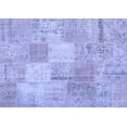 thumbnail image 1 of Ahgly Company Indoor Rectangle Patchwork Blue Transitional Area Rugs, 2' x 3', 1 of 4