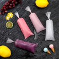 thumbnail image 6 of Triani 200Pcs Transparent Lolly Bags Disposable Ice Cream Mold Bags Plastic Ice Candy Bags for Making Ice Creams Yogurt (1.97 × 11.81 inch）, 6 of 7