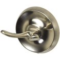 thumbnail image 1 of Robe Hook Oakbrook Dbl de níquel cepillado para montaje en pared, 1 of 1