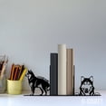 thumbnail image 2 of C-Craft Stainless Steel Siberian Husky Dog Bookend, Adjustable, 5 Inch for Home Office, 2 of 5
