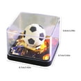 Winysin3D Soccer Sticky Notes Artistic 3D Football Sculpture Calendar