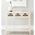 thumbnail image 2 of Safavieh Console en Bois de Pin d'Automne à 3 Tiroirs en Blanc, 2 of 5