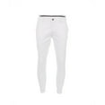 thumbnail image 5 of Men's Casual Pants Men's Solid Color Tight Pocket Zipper Business Casual Daily Slim Fit Small Trousers White 34, 5 of 8