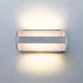 thumbnail image 7 of VONN Atlas 10" ETL Certified Integrated LED Aluminum/Acrylic Wall Sconce Silver, 7 of 7